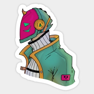 Cyberpunk Doodle 2 Sticker